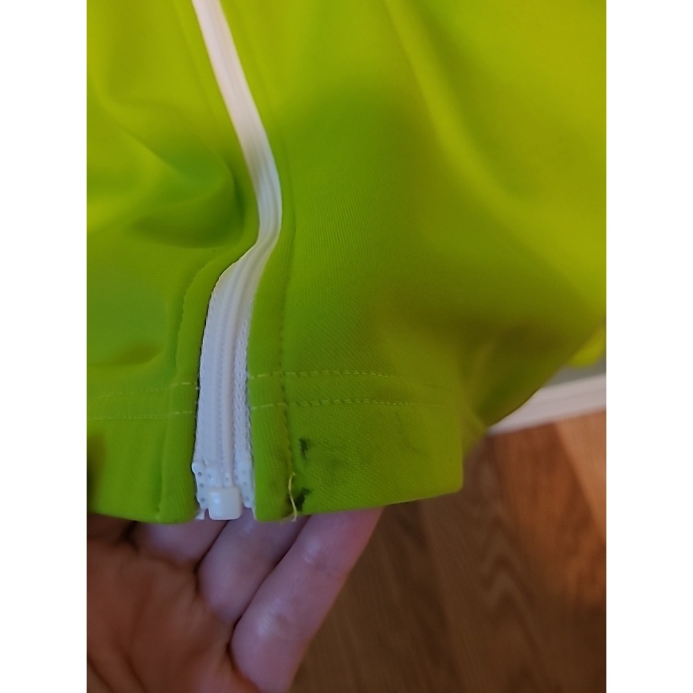 Castelli Women's Thermal Cycling Full Zip Long Sleeve Jersey Size Large Green - Picture 3 of 8